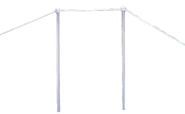 Allpa Satz Aluminium Geländer (2x) Mit Handleine, Für Gangway (S290/S293-Serie)