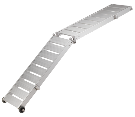 Allpa Aluminium Gangway Mit Rädern & Aluminium Lauffläche, 2-Teilig, Tragegewicht 160kg