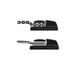 Ankerwinde Vertikal, Modell 'Corse', 8mm, 12v, 700w, Ohne Spillkopf