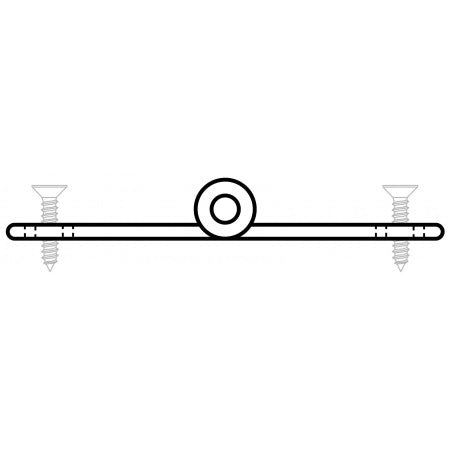 Scharnier AISI316 76x60mm Edelstahl