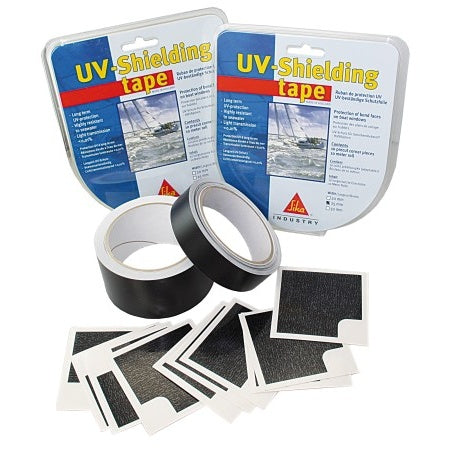 SIKAFLEX UV-Schutz Klebeband-Set 25-50mm 10-50m inkl. 10 Klebeecken schwarz