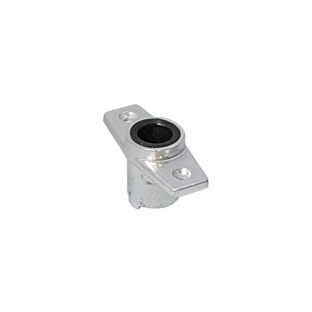Rudergabelsockel für Einbau, geschlossen Alu für Pin 17mm