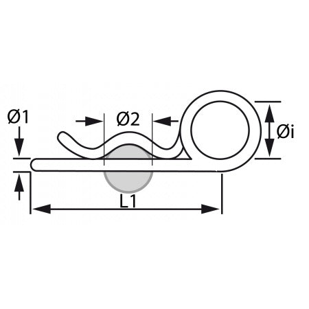 Federstecker, doppelt DIN11024D A4 2,25 - 5,60 mm