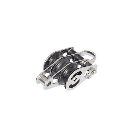 SEA SURE Dreifachblock gleitl. 25mm, Seil 8mm, Schäkel / Schäkel Bügel