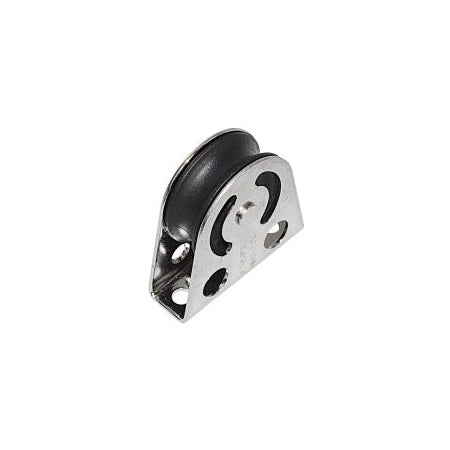 SEA SURE Einfachblock Gleitlager 38mm, Seil 10mm, Carbonrolle, Schäkel/ Steckbolzen/ Bockrolle