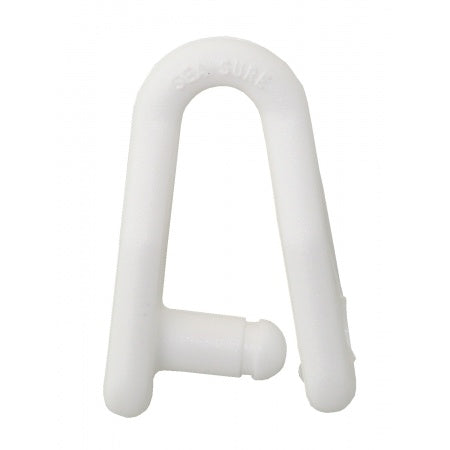 SEA SURE Mastrutscher-Schäkel zum Clipsen Nylon 51mm weiß 10St.