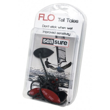 SEA SURE Flo Tell Tales Trimmfäden Nylon schwarz/rot/grün/weiß 6 Stück&nbsp;