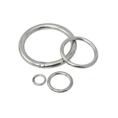 SEA SURE Rundring unpoliert A4 3x15-10x75mm