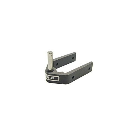 SEA SURE Ruderbeschlag, kurz mit Stift Alu Pin 8x32mm, iB=38mm