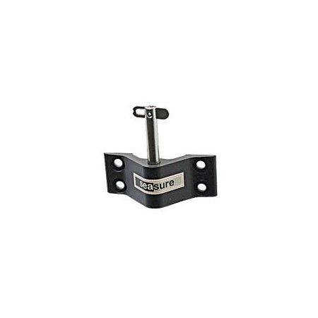 SEA SURE Spiegelbeschlag mit Klappnasenbolzen Alu/A4 Pin 8x37mm