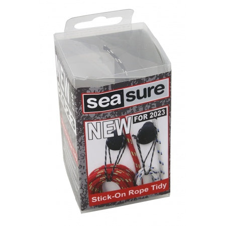 SEA SURE Seilbund-Aufhängung, selbstklebend schwarz 4St. SB-Pack
