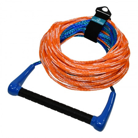SPINERA Wasserskileine mit Competition Griff, 18+4,5m orange/blau