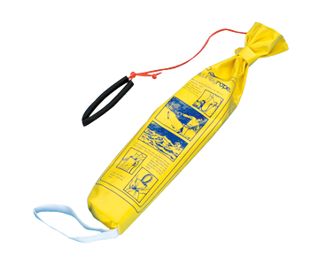 Allpa Polypropylen Rettungswurfleine, Schwimmend, Ø6mm, L=23m, In Tasche Mit Wurfgewicht
