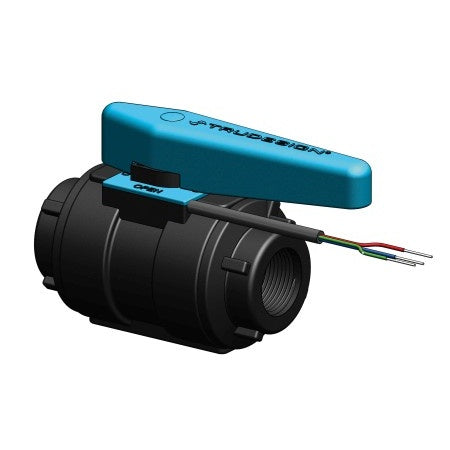 TRUDESIGN Kugelventil überwachbar Nylon/GFK 1/2' - 2' SB-Pack