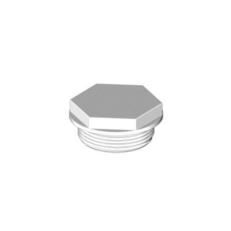 TRUDESIGN Endstopfen Aquavalve Nylon/GFK 1-1/2' weiß/schwarz