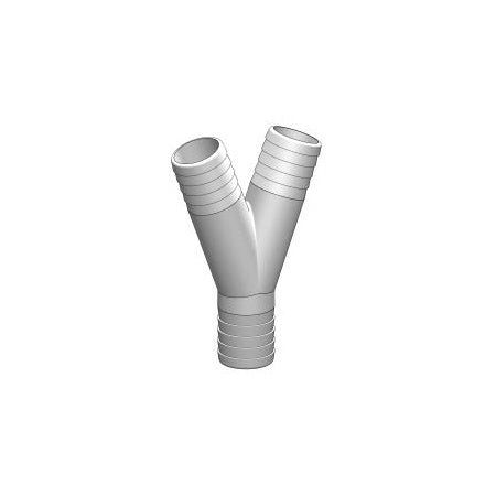 TRUDESIGN Schlauchverbinder Y-Stück Nylon/GFK verschiedne Größen weiß