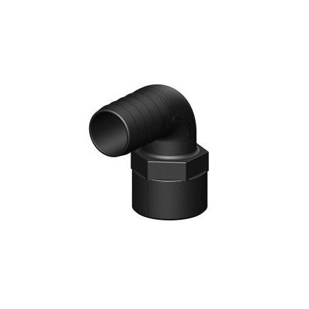 TRUDESIGN Schlauchtülle mit Innengew. 90° 1/2"-2" für Schlauch 16-50mm schwarz