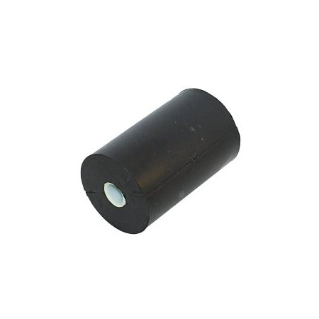 Seitenrolle Gummi mit ABS Buchse, 100 oder 150 mm lang, 62 mm Ø
