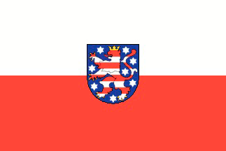 Allpa Thüringen Flagge 20x30cm