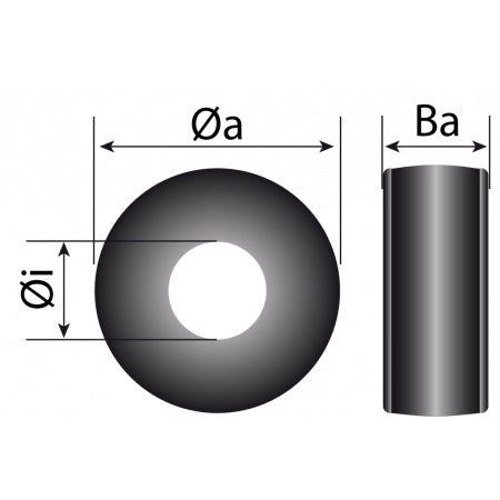 UBI MAIOR Barber Ring Aluminium Innen Ø 16 oder 24 mm