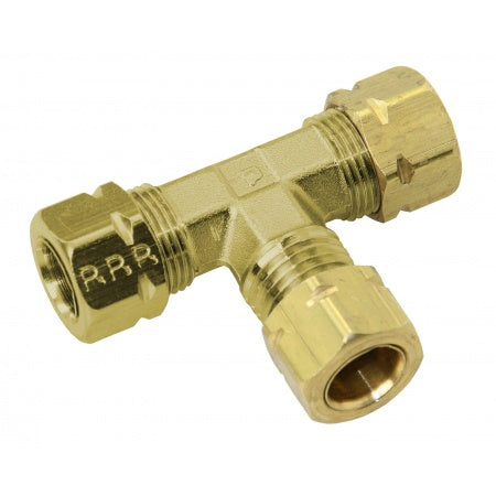 ULTRAFLEX T-Stück TF38 Messing für Schlauch 10mm - 3/8" Schlauch