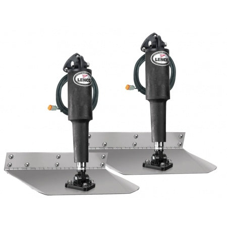 LENCO Trimmklappen Standard Set lang, 12 Volt, für Bootslänge 5,1 bis 13,4 Mtr.