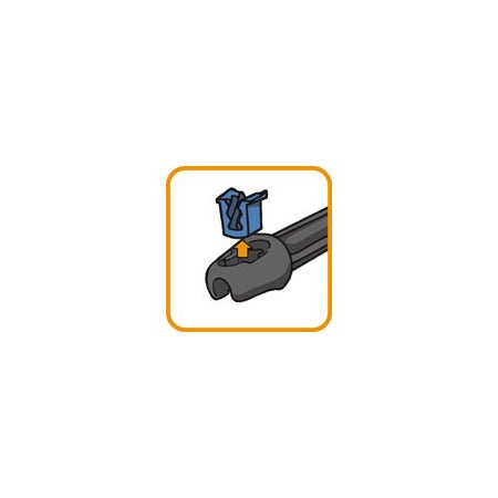 UNIMER Ruckdämpfer U-Cleat EPDM für Seil 10-20mm