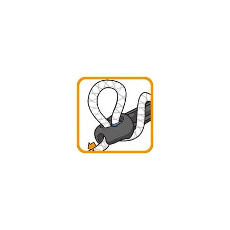 UNIMER Ruckdämpfer U-Cleat EPDM für Seil 10-20mm
