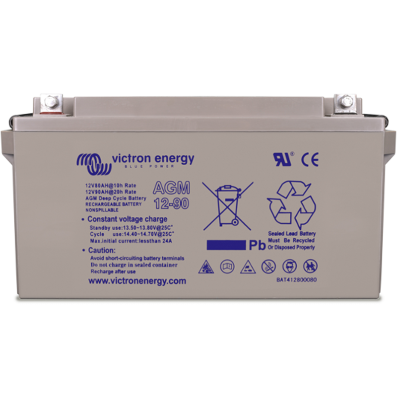 Victron 12V/165Ah AGM Deep Cycle Batterie mit Innengewindepol M8