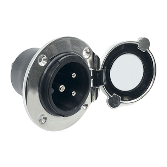 Allpa Bordsteckdose 16a, Ce, Ip56, Edelstahl 316