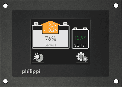 Philippi Batteriemonitor 2,4' Typ BLS