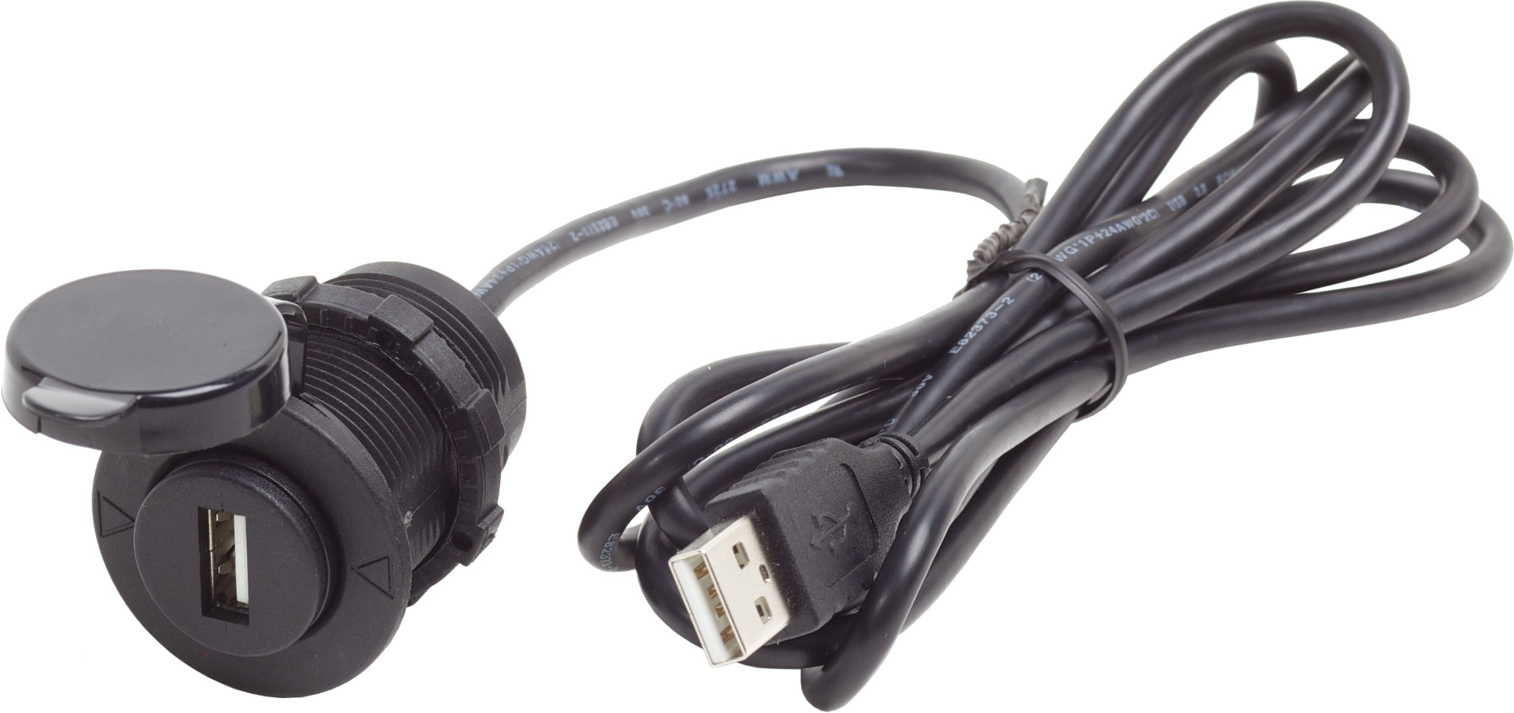 USB 2.0 Port w/ Ext Cabl 12VDC