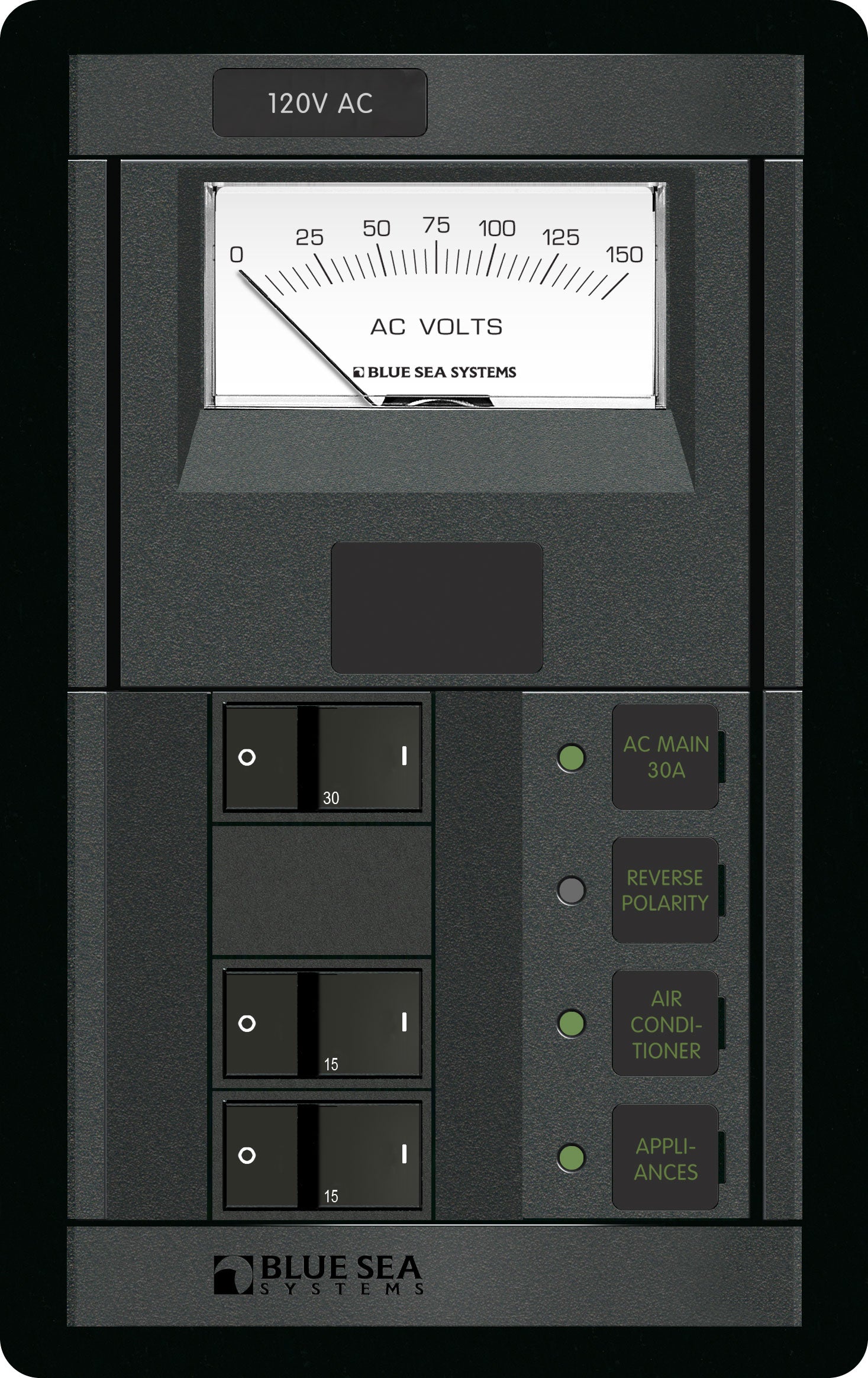 Panel 360 120VAC 2pos w/Main VMtrFR
