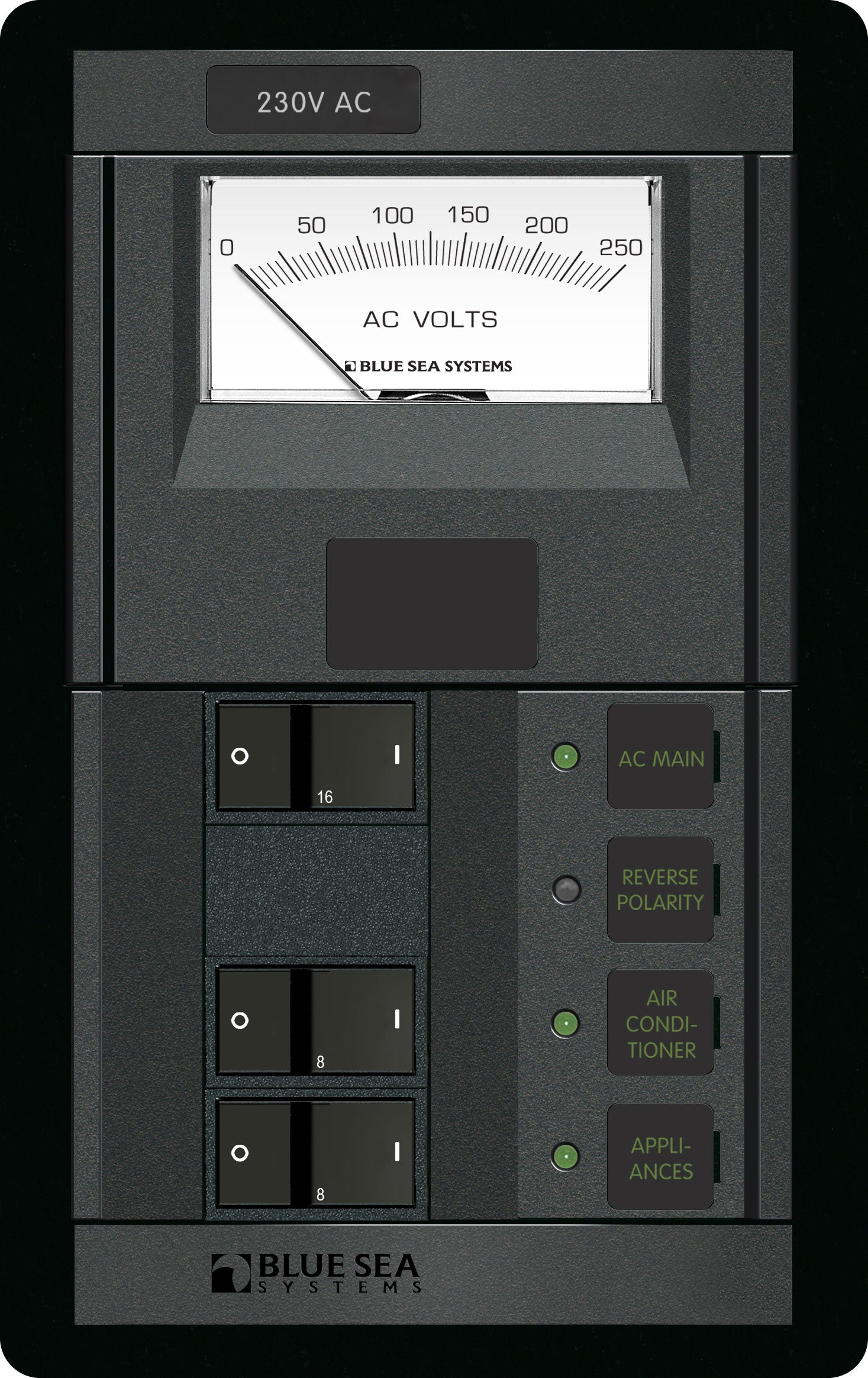 Panel 360 230VAC 2pos with Main VoltmeterFR