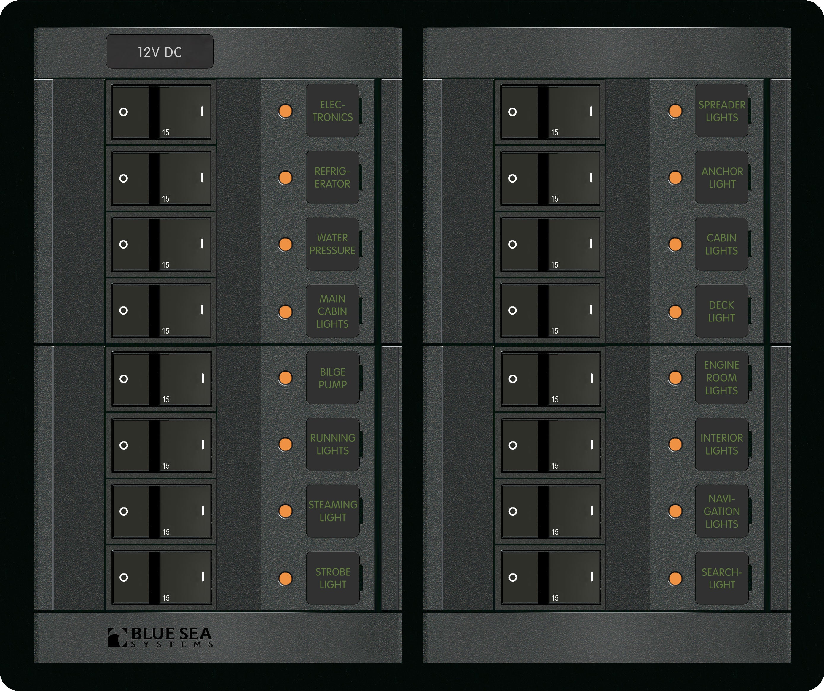 Panel 360 12VDC 16pos FR