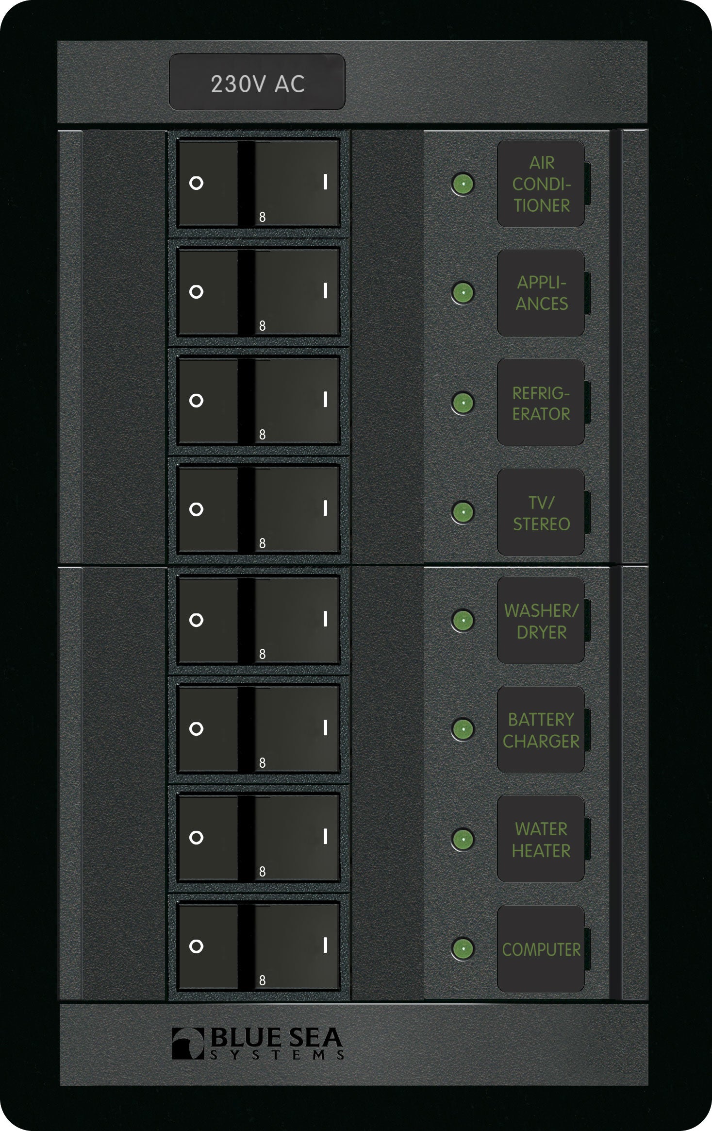 Panel 360 230VAC 8pos RR