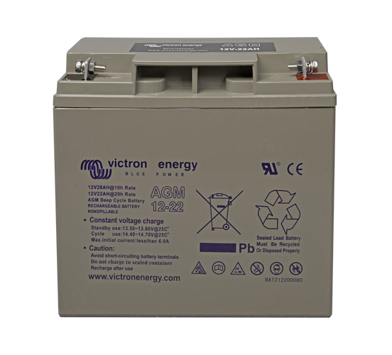 Victron 12V/22Ah AGM Deep Cycle Batterie