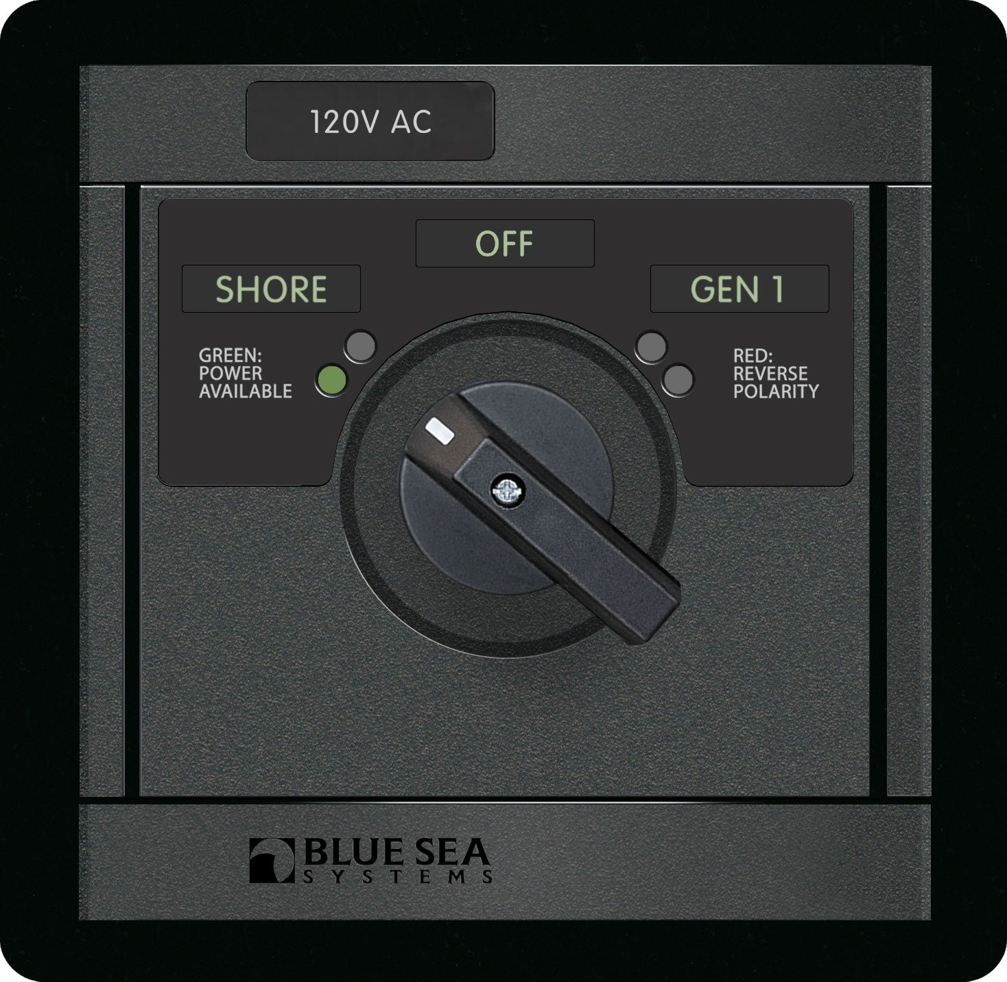 Panel 360 120VAC Rotary30A OFF+2