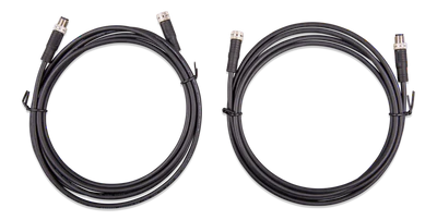 Victron M8 Rundstecker Stecker/Buchse Kabel 1m (für Li-Ion-Akkus)