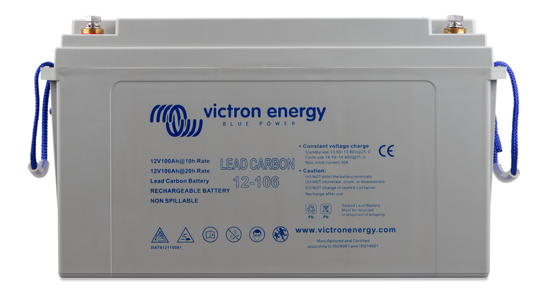 Victron Lead Carbon Batterie 12V/106Ah Blei-Kohlenstoff-Batterie