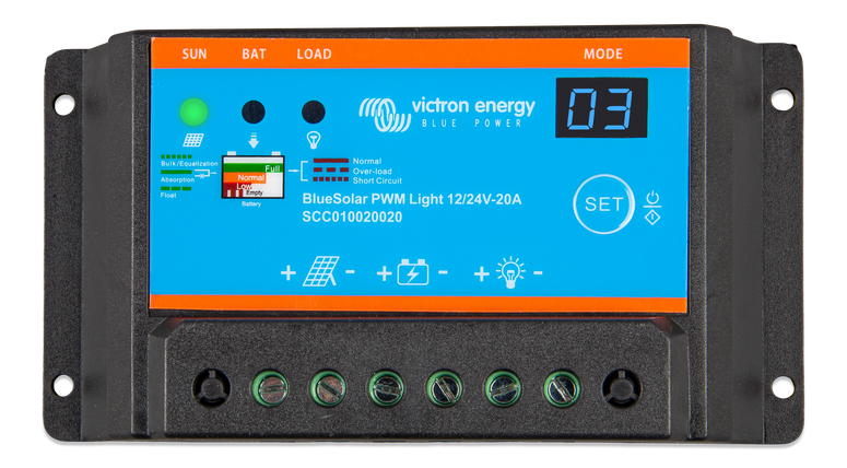 Victron BlueSolar PWM-Light Licht Charge Controller 12/24 Volt 5A bis 30A