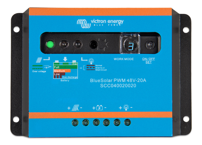 Victron BlueSolar PWM-Light Licht Charge Controller 48 Volt 10A bis 30A