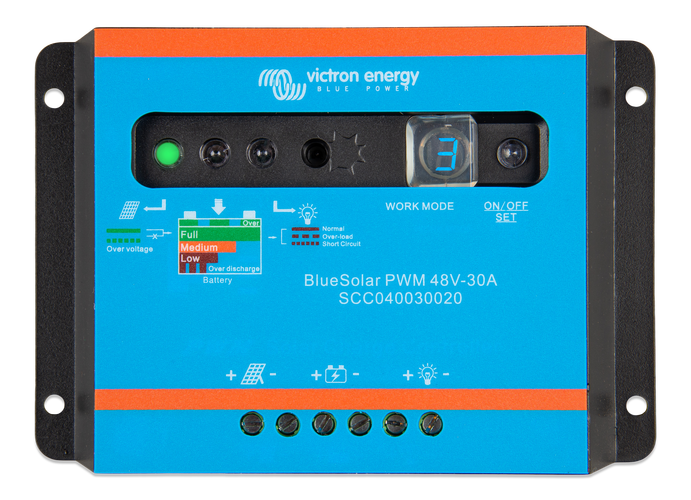 Victron BlueSolar PWM-Light Licht Charge Controller 48 Volt 10A bis 30A