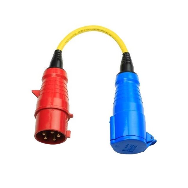 Victron Adapterkabel 32A 3 auf einphasig
