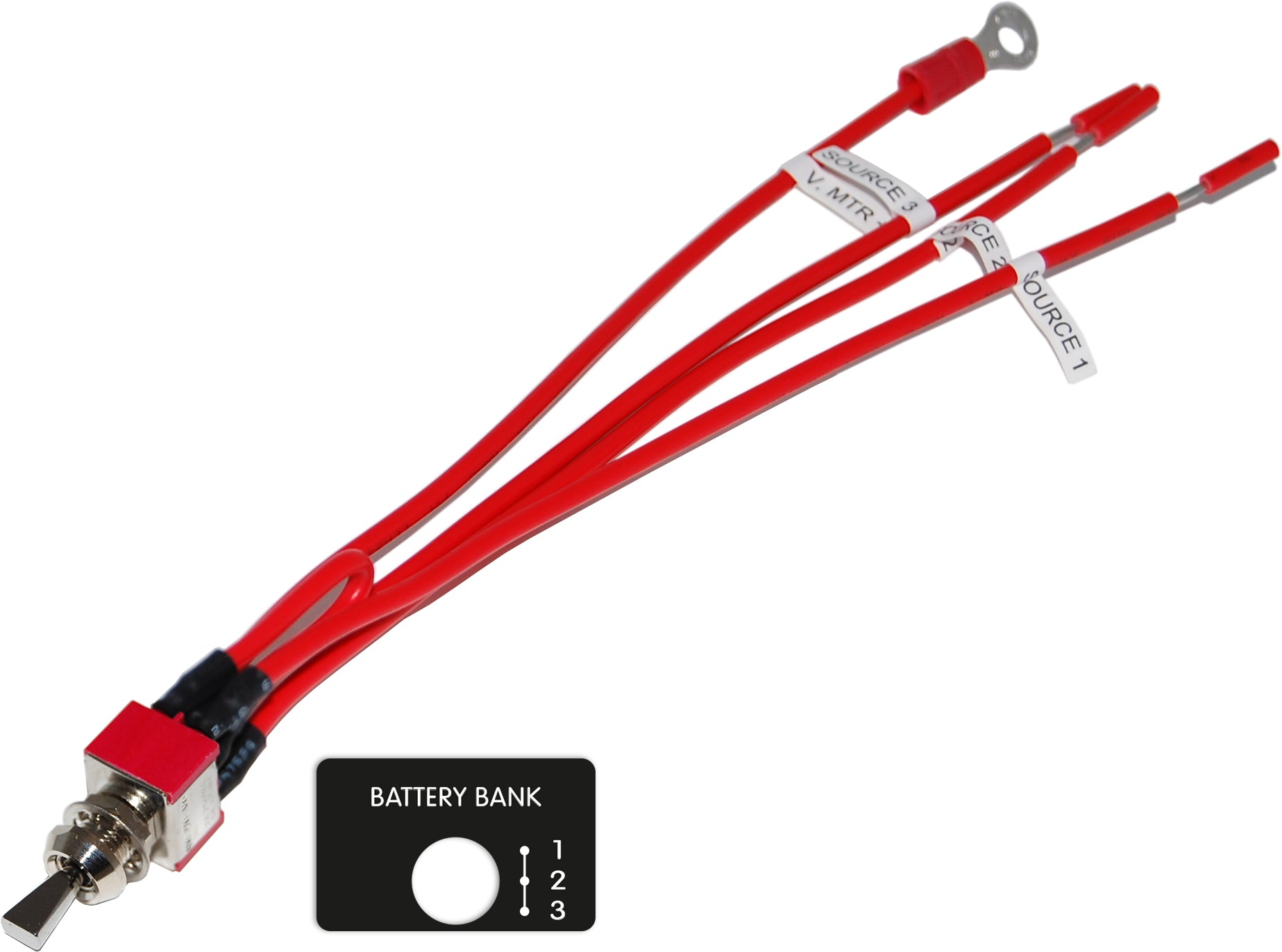 Switch Meter Toggle SPTT On-On-ON