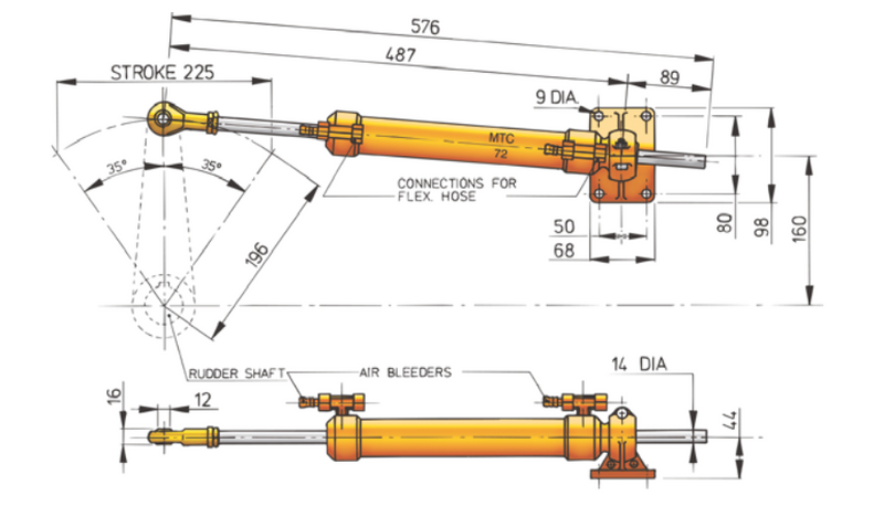 Vetus Zylinder MTC72