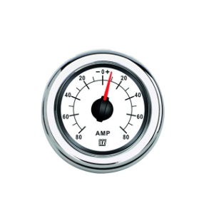 Vetus Amperemeter, verschiedene Farben, verschiedene Ablesebereiche, 12/24 Volt