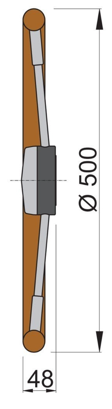 Vetus Steuerrad PRO..P, Polyuhretan, 40 bis 60cm