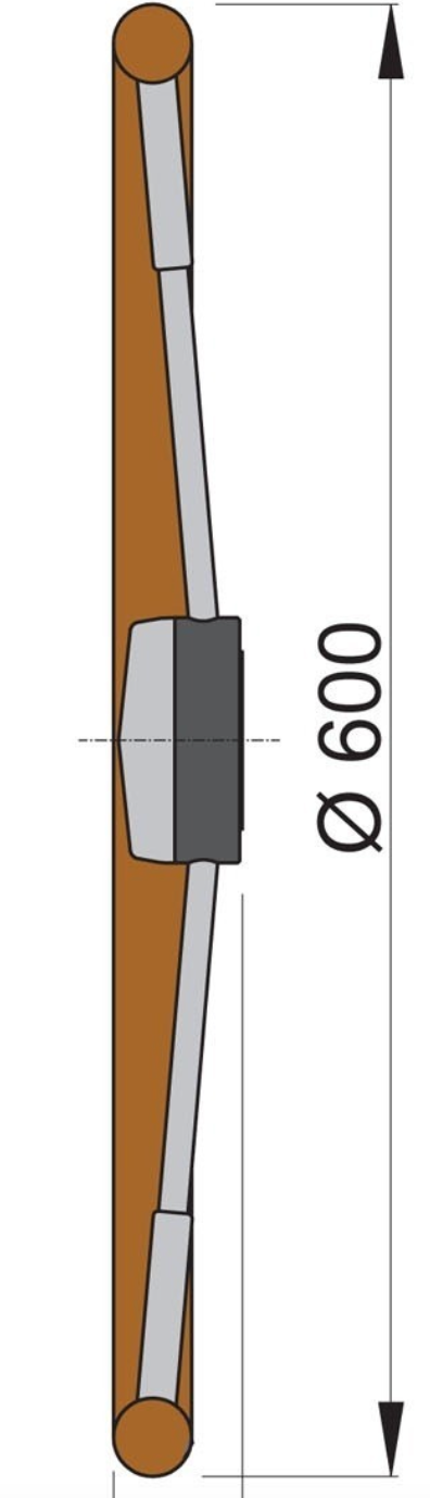 Vetus Steuerrad PRO..P, Polyuhretan, 40 bis 60cm
