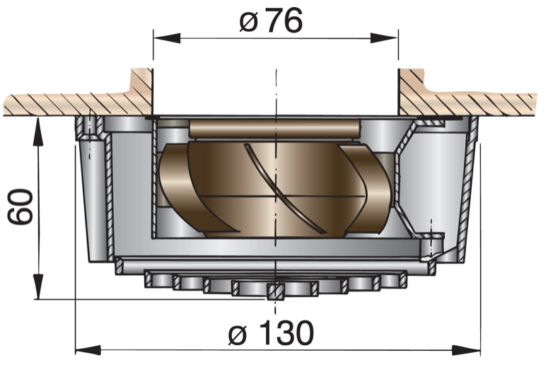 Vetus Ventilator FAN, 12 oder 24V